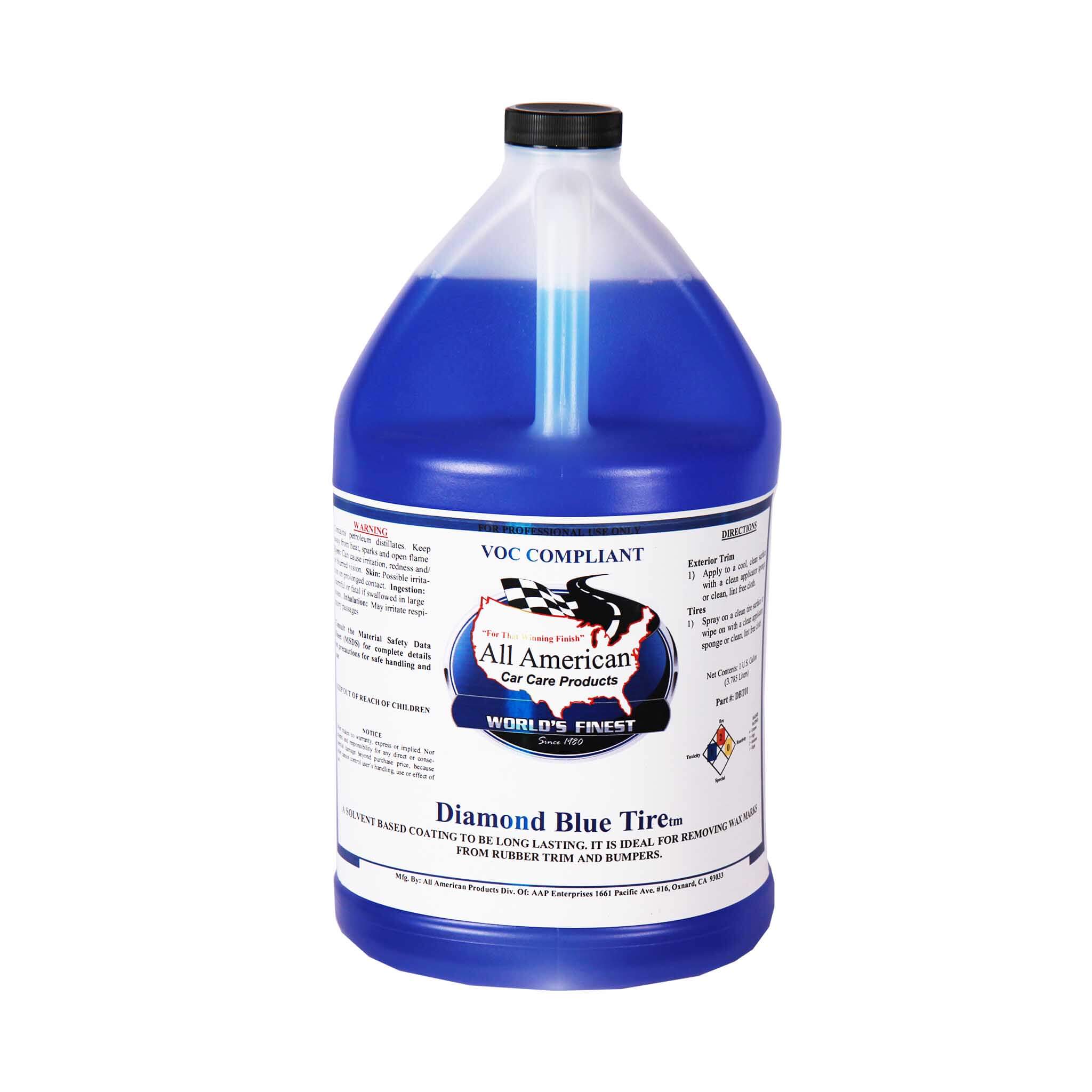 Diamond Blue Tire Dressing - Wet Look High Gloss Solvent Based Dressin All American Car Care Products Diamond Blue Tire Dressing - Wet Look High Gloss Solvent Based Dressin All American Car Care Products