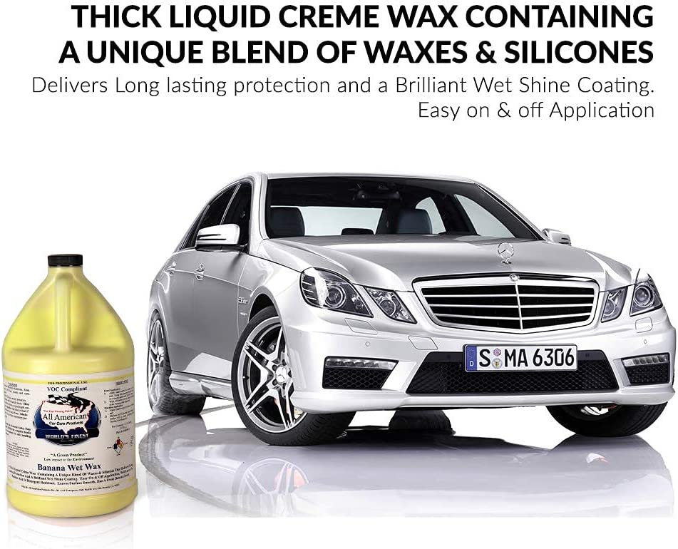 Banana Wet Wax - Premium Synthetic Long Lasting Automotive Wax