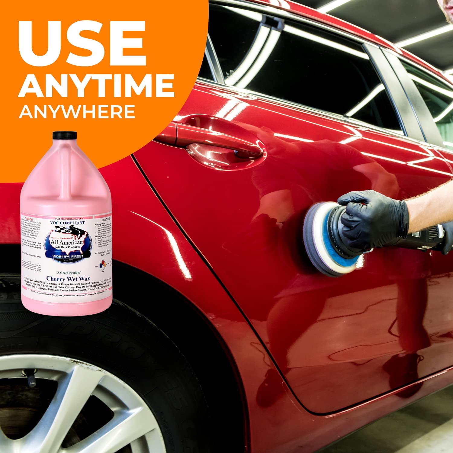 Cherry Wet Wax Premium Soft Paste Polymer Sealant Carnauba Wax